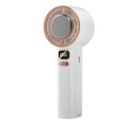 Generico Handheld Fan, Portable Fan, 6.42x2.44x1.97in with Led Speed Adjustable, 3000mah Battery, Rechargeable Cooling Device for Vacation, Workplace, School, Home, Hiking, Beach, Camping,