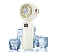 Generico Handheld Fan, Portable Folding Mini Cooling Fan, 3.35x1.77x7.01 inches Lightweight Ventilator for Desk, Travel, Outdoor, Beach, Baby Stroller, Car, and Summer Camping Heat Relief
