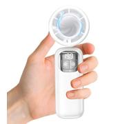 Generico Handheld Fan - Rechargeable, Foldable USB Rechargeable 199 Speeds, Portable Hand HeldFans, Mini Personal CoolingFan, Adjustable Turboan, Quiet, Pocket Travel Fan, Home Office School