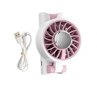 Generico Handheld Fan - USB Rechargeable Cooling Fan, Adjustable Travel Hand fans, Quiet operations | Enhances Comfort Ideal For Indoor Outdoor Travel Hiking Camping Beach Running Home Gyms Use