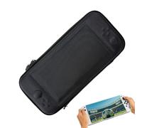 Generico Handheld Game Console Case, Waterproof EVA Travel Bag 11.81x5.51x1.57 Inches, Controller Screen Protection, Charging Organizer, Scratch-Resistant Lightweight Storage Holder for Men