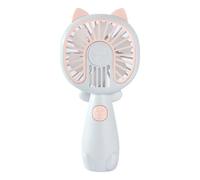 Genérico Handheld Mini Fan - Compact Personal Cooling Device, USB Rechargeable Pocket Fan, Desktop Quiet | Student Office Travel Gadget, Home Outdoor Personal Comfort Tool for Travel