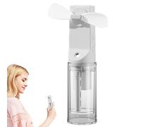 Generico Handheld Misting Fan - Hand Water Mist Cooling Supplies, USB Rechargeable Personal Fan with Water Mist Spray, Electric Cooling Hand Fans for Outdoor, Travel, Makeup, Home, Camping