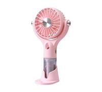 Generico Handheld Misting Fan, Quiet 100 Speeds, Mini USB Rechargeable | 4.33x3.15x8.46in Desk Fan with Water Mist for Summer Walking Commuting Camping Travel Home Desk Office