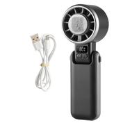 Generico Handheld Turbo Fan with Ice Cooling - 3600mAh USB Rechargeable