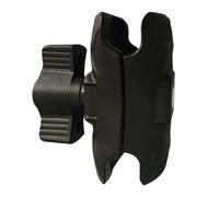 Generico Handlebar Clamp Mount Base, Alloy Standard Size - Mount Strong Rod Clamp with Shock-Absorbing Support, Heavy Duty for Smartphone Sport Camera Use | Compatible with Mounts B Size