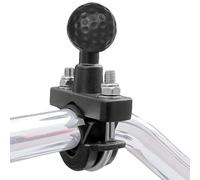 Generico Handlebar Clamp Mount Base, Sturdy Shock-Absorbing Ball Alloy Bracket, Motorcycle Phone Holder Attachment for Outdoor Bike Cycling Scooter and Gps Navigation Equipment