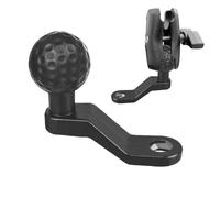 Generico Handlebar Clamp Mount Base, Sturdy Shock-Absorbing Ball Alloy Bracket, Motorcycle Phone Holder Attachment for Outdoor Bike Cycling Scooter and Gps Navigation Equipment