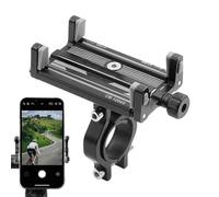 Generico Handlebar Phone Holder For Bike - 4 Claw Secure Mount With 360° Rotation | Compatible With Smartphones 2.3-3.4in Wide | Ideal For Bikes, Scooters & More