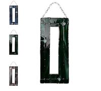 Generico Handmade Stained Glass Photobooth Frame,Vertical Gallery Display Photobooth Frame,2026 New Vertical Hanging Photo Strip for Photo Strip 2x6 Inch,Unique Gift for Weddings & Memories (Green)