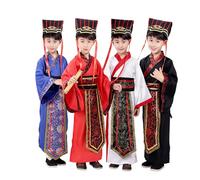 Generico Hanfu Cinese Bambina Tradizionale,Hanfu Costume per ragazzi,antica corte cinese,vestito da cosplay bambini