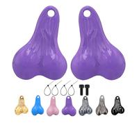 Generico Hanging Truck Balls Nuts,Bumper Balls Bull Nuts Zinc Alloy Hanging Truck for 1/10 Universal RC Cars Realistic Durable Car Accessories (Purple)