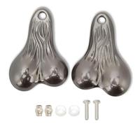 Generico Hanging Truck Balls Nuts, Zinc Alloy Bumper Balls Bull Nuts for 1/10, Scale Universal RC Trucks & Cars, 53x38x11mm
