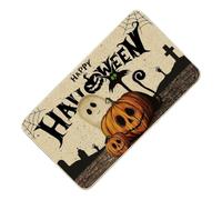 Generico Happy Halloween Doormat - Non Slip Pumpkin Ghost Rug