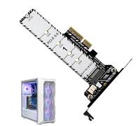 Generico Hard Drive Expansion Card, PCIe 5.0 to M.2 Adapter, Data Transfer, Backup Drive, Heatsink Included, Desktop Computer, Media Storage, Upgrade, Expansion