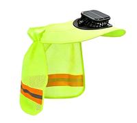 Generico Hard Hat Neck Shade Safety cap Fan with Neck Shield