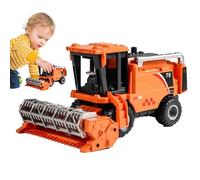 Generico Harvester Toy Truck - Friction Powered Construction Vehicle For Kids | Realistic Simulation Farm Truck Model, Small Car Toy For & Preschool Playtime