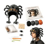 Generico Hat Crochet Kit 5 Animal DIY Craft Supplies For Beginners Adults