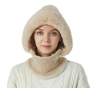 Generico Hat Hut Cappello Invernale da Donna da Uomo, Berretto Foderato in Raso Seta, Caldo Berrettos da Sci Unisex Cappellos in Maglia Slouch Beanie Capello Invernale Donna Firmato