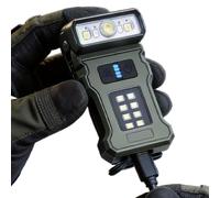 Generico Hat Lights Clip On,Clip On Rechargeable Headlamp - Camping Hat Headlamp - for Running Fishing Outdoor Hiking Construction Walking Inspection