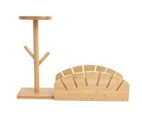Generico Hat Organizer, Wooden Multi Purpose Desk Display Stand with Divided Compartment Hat Storage Portable Style, for Travel Closet Bedroom Door Wall Home Apartment RV Daily Use