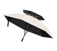 Generico Hat Umbrella for Adults - Waterproof UV Protection, Double-Layer Adjustable Umbrella Hat with Breathable Ventilation, Sun Shade Headwear, Essential Gear for Beach Hiking Camping Gardening