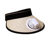 Generico Hat with Fan - Wide Brim Sun Blocking cap, Built-in Cooling Hat, Lightweight Outdoor Summer Protection Solution | Portable for Gardening, Golf, Camping, Travel, Hot Weather Use