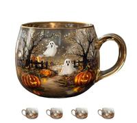 Generico Haunted Path Halloween Mug, Beautiful Halloween Ghosts Coffee Cup, For Women, Girls, Family & Friends (1PCS)