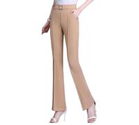 Generico Havalix AiryGrace, Women's Ultra Soft Active Stretch Drape Casual Pants, Breathable Women's Modern Stretch Pants (Khaki,4XL)