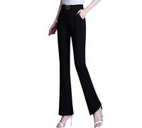 Generico Havalix Women's Pants, Perfect Drape High Rise Pull-On Stretch Pants Breathable Women's Modern Stretch Pant (Black,XL)