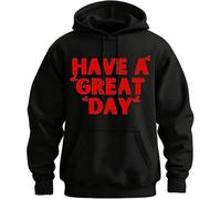 Generico Have a Great Day Middle Finger Hoodie, Middle Finger Hoodie, 2025 Halloween Skeleton Middles Fingers on Sleeve Hoodies (J,3XL)