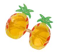 Generico Hawaiian Glasses, Pineapple Novelty Eyewear 6.3 inches, Tropical Theme Sunglasses with Fun Party Style for Beach Travel Birthday Photo Booth Adults Kids Summer Stage Costume