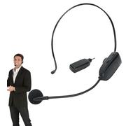Genérico Head-Mounted Wireless Microphone - Wireless Headset Handheld | Fitness Headset Wirelesses Microphones, Waterproof Sweatproof Microphone, Voice Amplifier, Tour Guides Fitness
