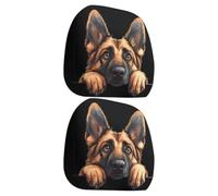 Generico Head Rest Cover For Car, Animal Headrest Cover, Dog Seat Protector