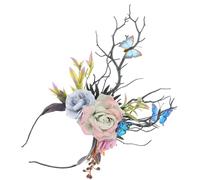 Generico Headband con Corna e Rami d Albero Decorativi Accessorio Leggero per Feste Tema Cosplay e Occasioni Festive Design ed per Costume e Foto