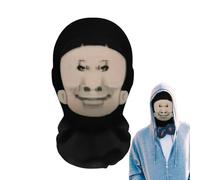 Generico Headgear Face Cover, Realistic Funny Costume Hat, 9.06x15.75 inches Full Face Cosplay Mask, Unique Novelty Headgear, Hilarious Props for Halloween Parties Pranks Events, Gag, Adult
