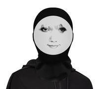 Generico Headgear Face Cover, Realistic Funny Costume Hat, 9.06x15.75 inches Full Face Cosplay Mask, Unique Novelty Headgear, Hilarious Props for Halloween Parties Pranks Events, Gag, Adult