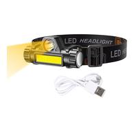 Generico Headlamp Rechargeable, LED Headlamps, Use with Magnetic Base, USB Rechargeable Head Flashlight, Waterproof Heads Lamps for Outdoor Running, Hiking, Fishing and Camping
