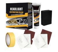 Generico Headlight Restorer Cleaning Compound - 25ml Lens Repair Solution | Scratch Removal Pōlish - Quick Acting Formula for Restoring Cloudy yellowed Headlights And improving Vehicle Light Clarity