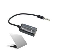 Generico Headphone Splitter | Male to 2X Female Aux Extension Cord | Microphone Spliter,Compatible with Headset | Cable for //, Earphone, Speaker, MP3 Player