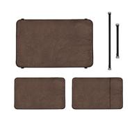 Generico Headrest Cover For Furniture - Artificial Leather, 3PCS Set, Sofa Armrest Cover, Simulated Leather | Portable Living Room Accessory, Headrest Sleeve For Recliner, Chair, Sofa