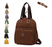 Generico Heaneutrorty Backpack, Heaneutrorty Waterproof Versatile & Stylish Backpack for Women, Large Capacity (Brown)