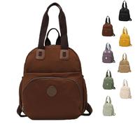 Generico Heaneutrorty Backpack, Heaneutrorty Waterproof Versatile & Stylish Backpack for Women, Large capacity, stylish, suitable for daily travel (Brown)