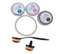 Generico Heat Erasable Cream Set - 5.7in Brush Pattern Transfer | Heat Sensitive Pigment Tape Marking - 3 Colors 40g Embroidery Cream, ideal for Cotton Denim Canvas Sewing Quilting Crafts
