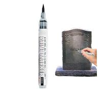 Generico Heat Resistant Paint Pen, Ergonomic Marker, 6.3x0.59 Inches Precision Tip with Cap, Durable PP Permanent Applicator, Bold Pigment Ink with Fluid Style, Art Accessory for Metal Glass Wood