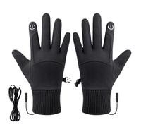 Generico Heated Gloves, Electric Winter Gloves, Touchscreen Heating Mittens | Rechargeable Heated Gloves, Winter Heating Mittens, Touchscreen Gloves for Skiing Fishing Hiking Cycling Outdoor Work