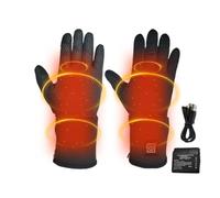 Generico Heated Gloves Liners 2500mAh Rechargeable - Hand Warmer Thermal | | Electric Battery Heating Gloves, Winter Outdoor Sports Gear, Warm Mittens Insert, Cold Weather Hardware Supply Pro Max