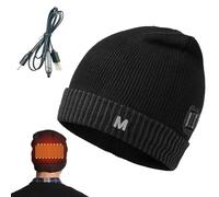 Generico Heated Hat - Heated Hat for Men, Beanie Hats | Windproof Warm Thick Comfortable cap | Windproof Cycling for Skiing Hiking Working Snowboarding Sports Sledding Cycling