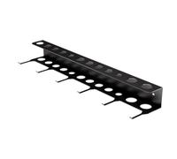 Generico Heavy Duty Brush Hanger, Car Detailing Tool Organizer, 12x8 Inches Rack with Hooks, Space Saving Storage, Garage Accessory with Durable Design, Workshop Organizer for Wash Home