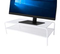 Generico Heavy Duty Laptop Riser, Desk Computer Monitor Stand, Heat Dissipation with Adjustable Height, Aluminum Tool with Ventilation Design, Office Storage Easy Assembly, Organization Supplies